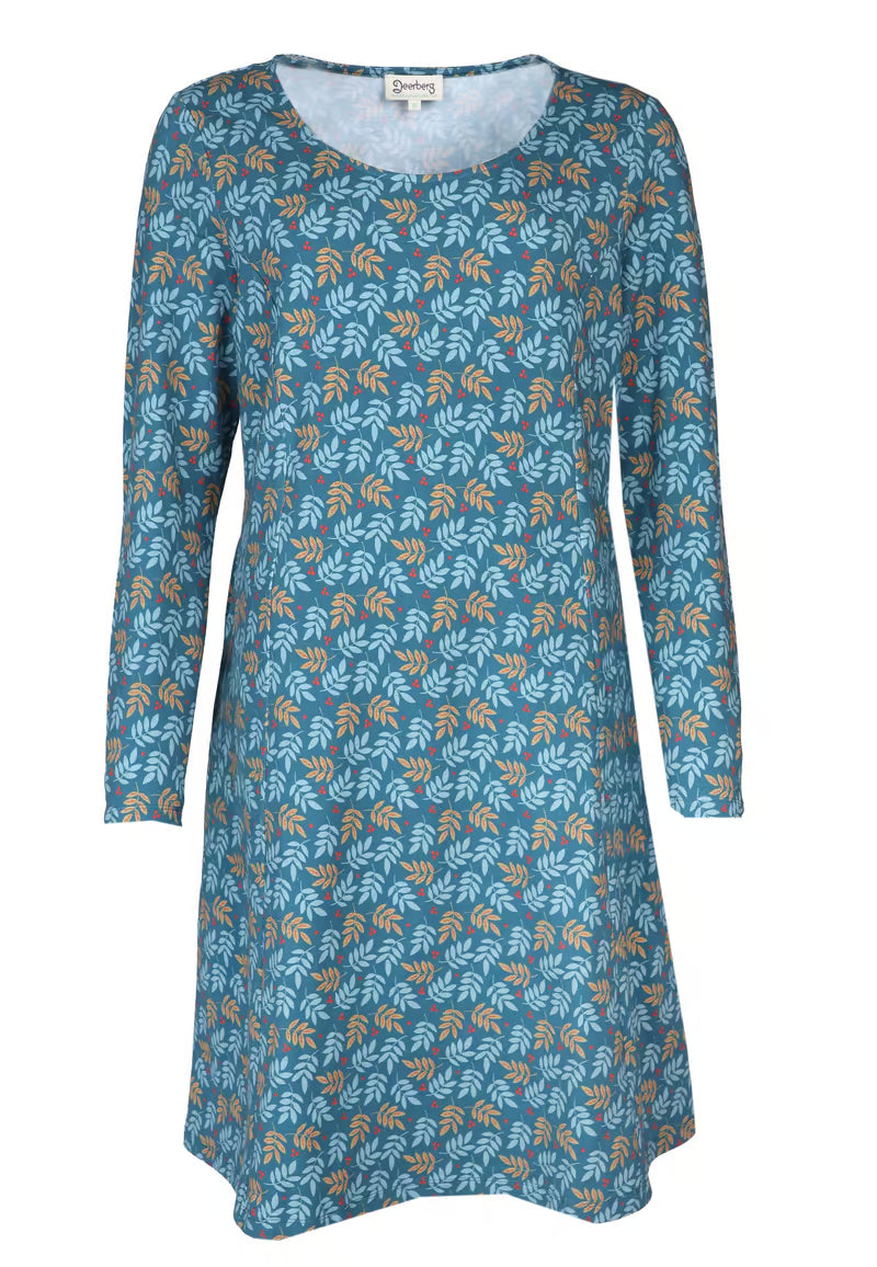 Scandic Kleid "Alvarisa" blau/gemustert