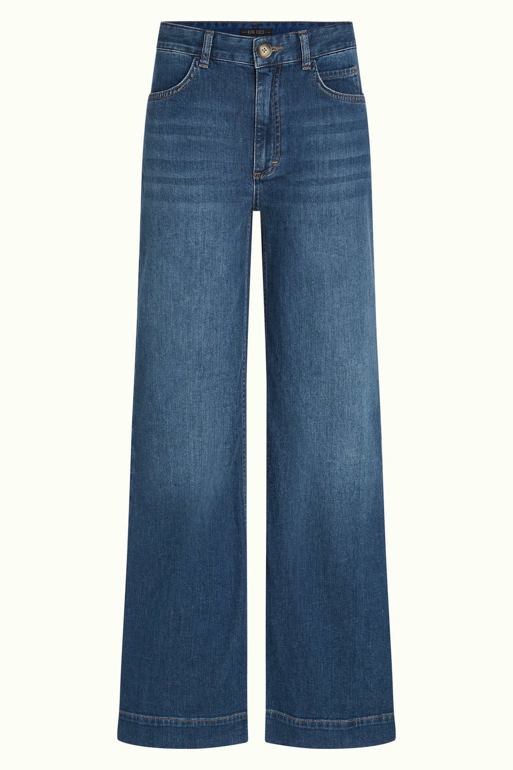King Louie Jeans Hose "Paige" blau