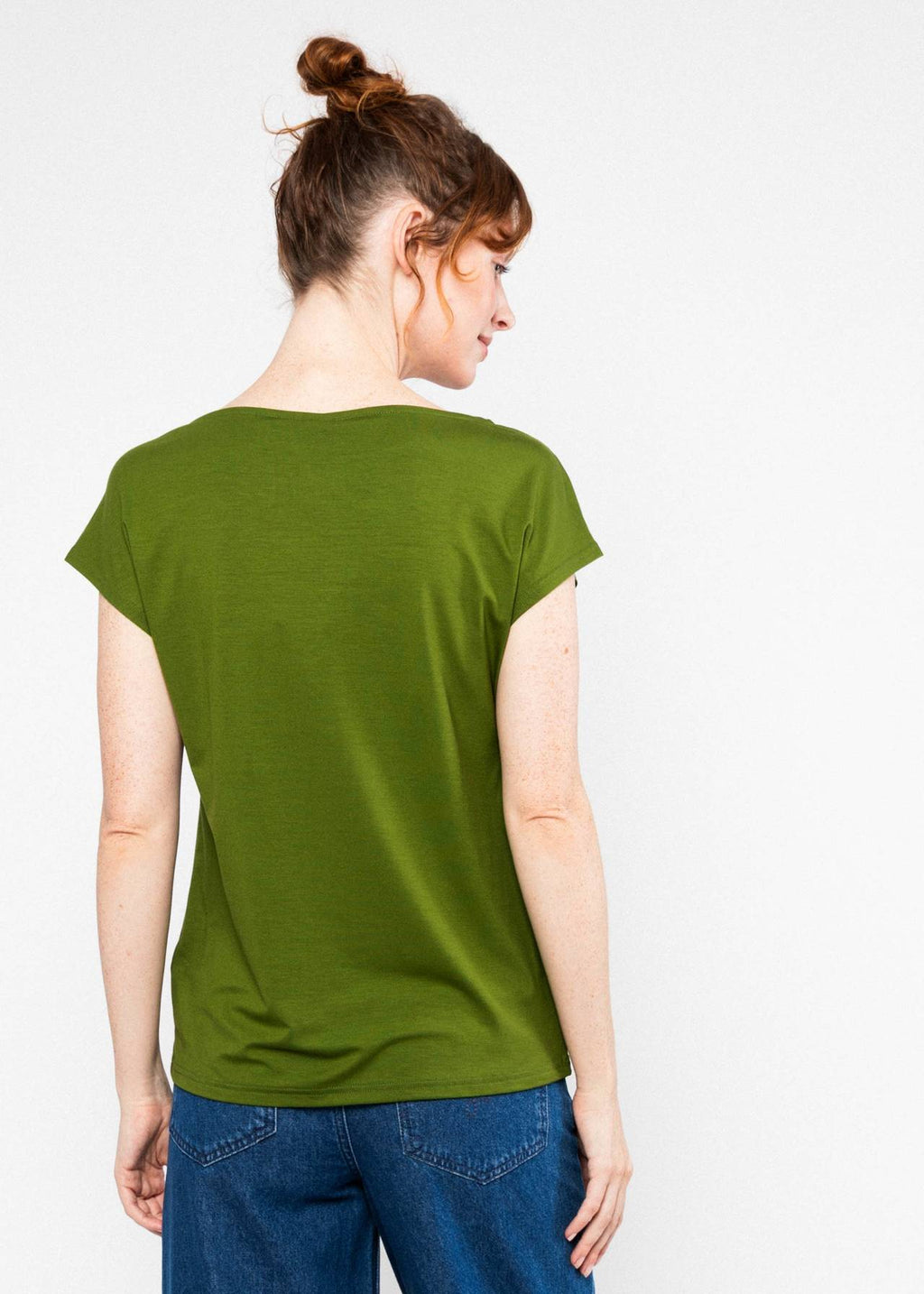 Blutsgeschwister Shirt "Breezy Flowgirl" grün