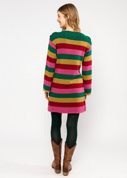 Blutsgeschwister Kleid "Carnaby Rainbow" bunt/gestreift