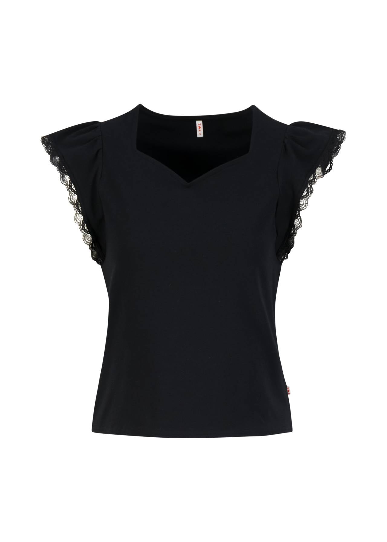 Blutsgeschwister Shirt "Charming Heart" schwarz