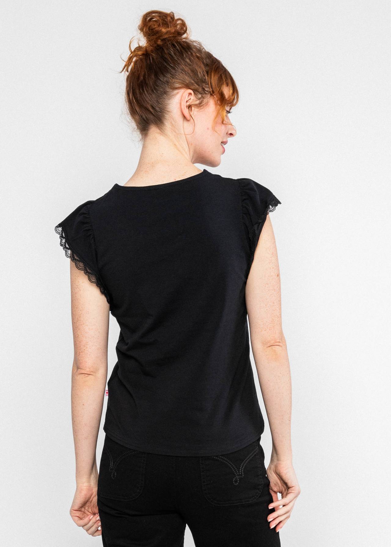 Blutsgeschwister Shirt "Charming Heart" schwarz
