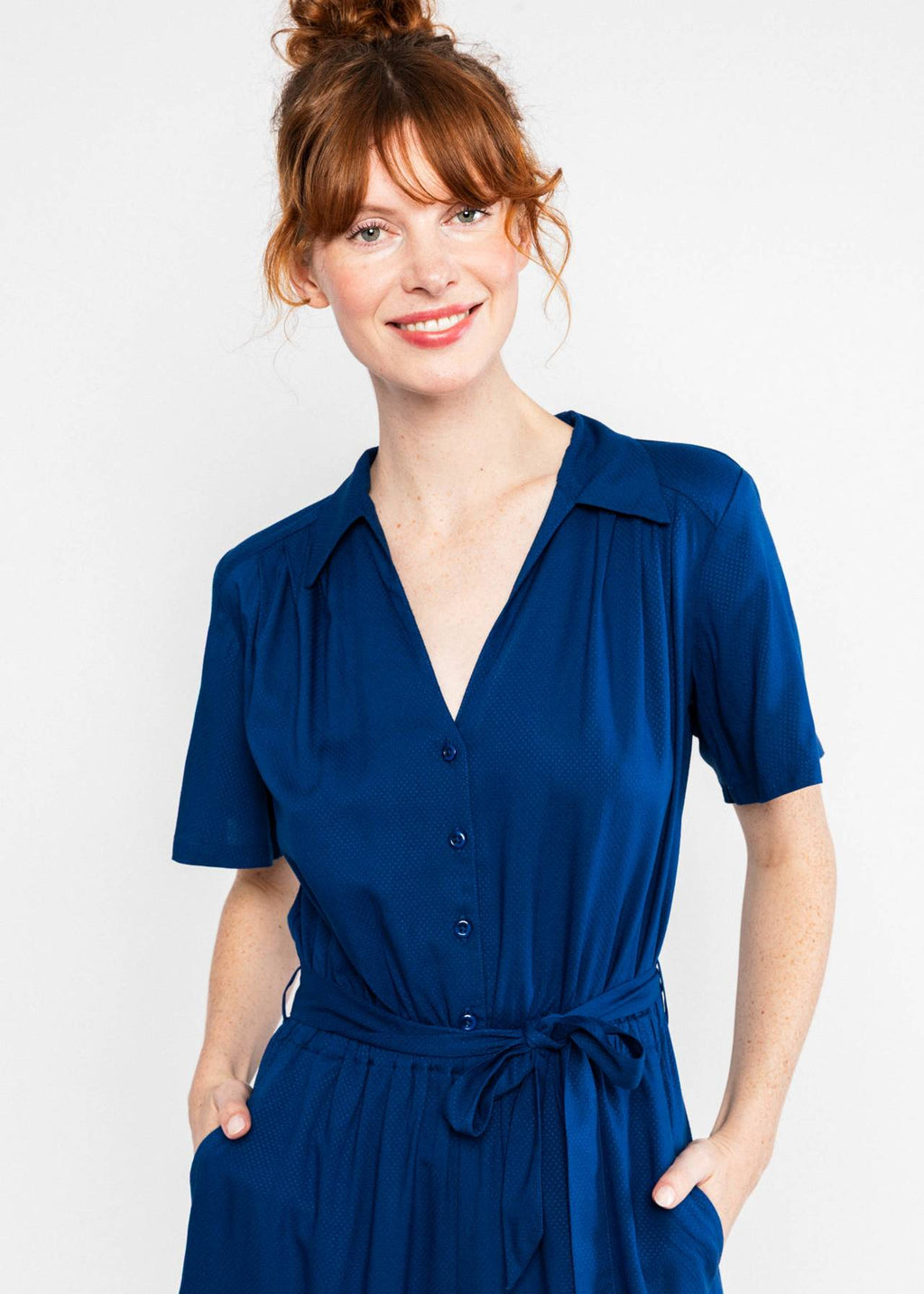 Blutsgeschwister Overall "Charming Steps" blau