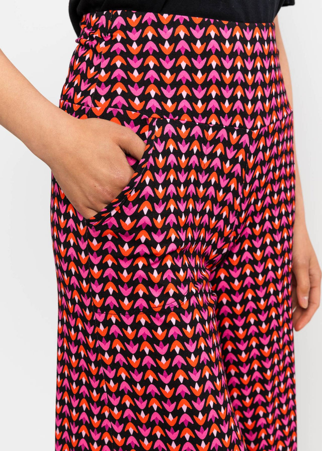 Blutsgeschwister Culotte "Cul de Berlin" lila/orange gemustert