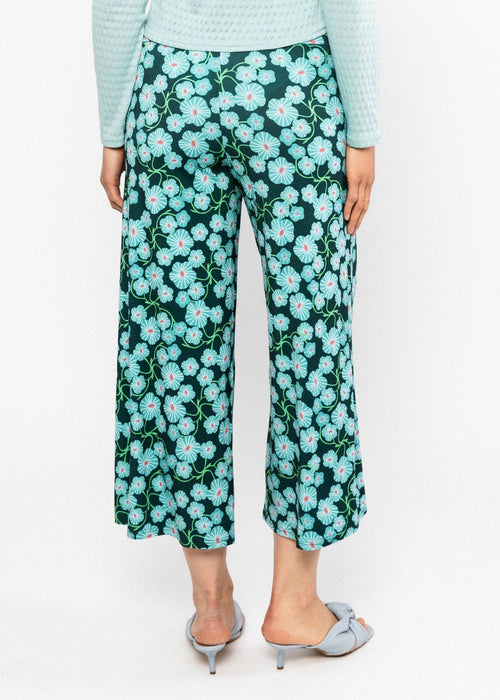 Blutsgeschwister Culotte "Cul de Berlin" petrol/türkis geblümt