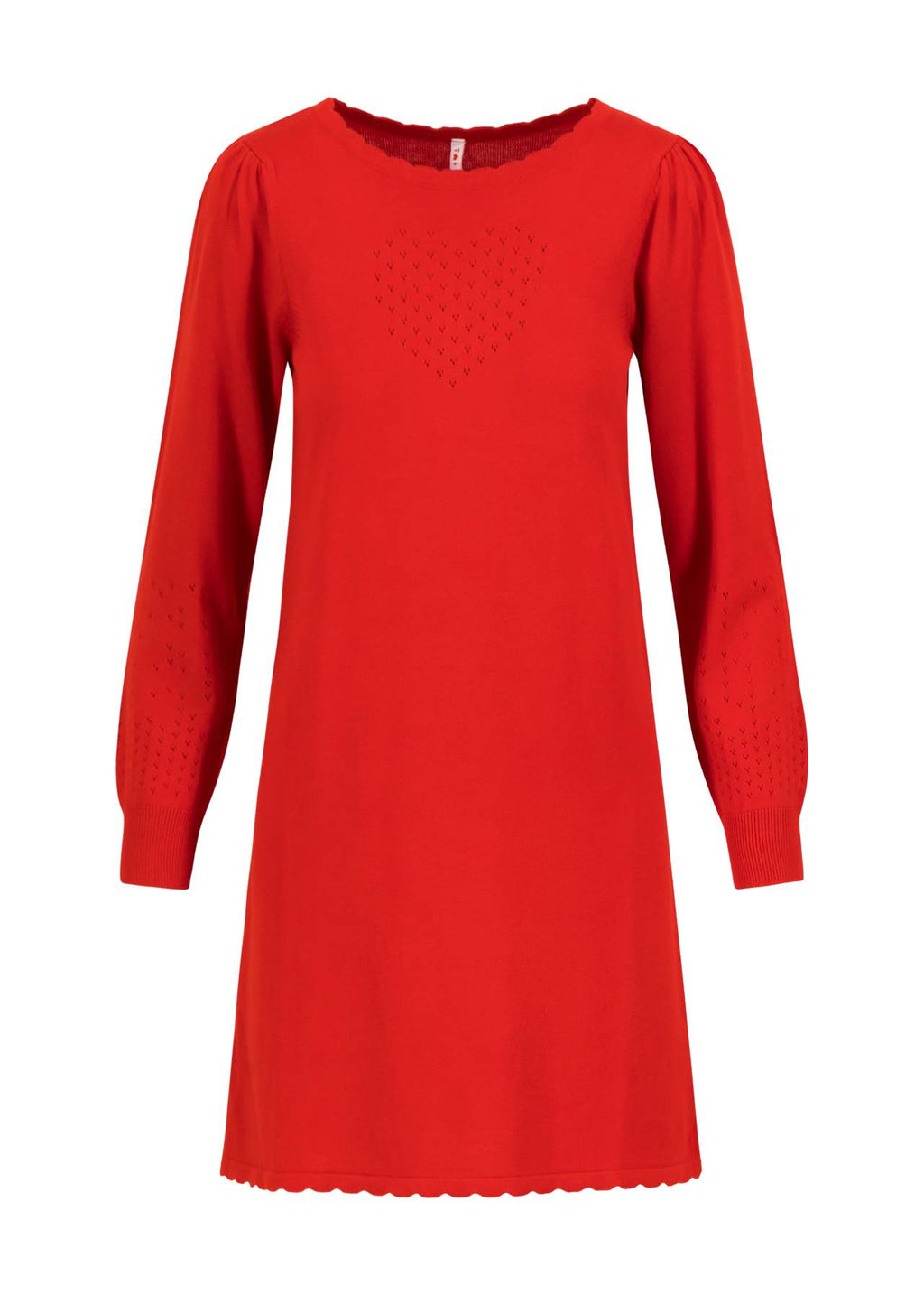 Blutsgeschwister Kleid aus Strick "Delicious Soul" rot
