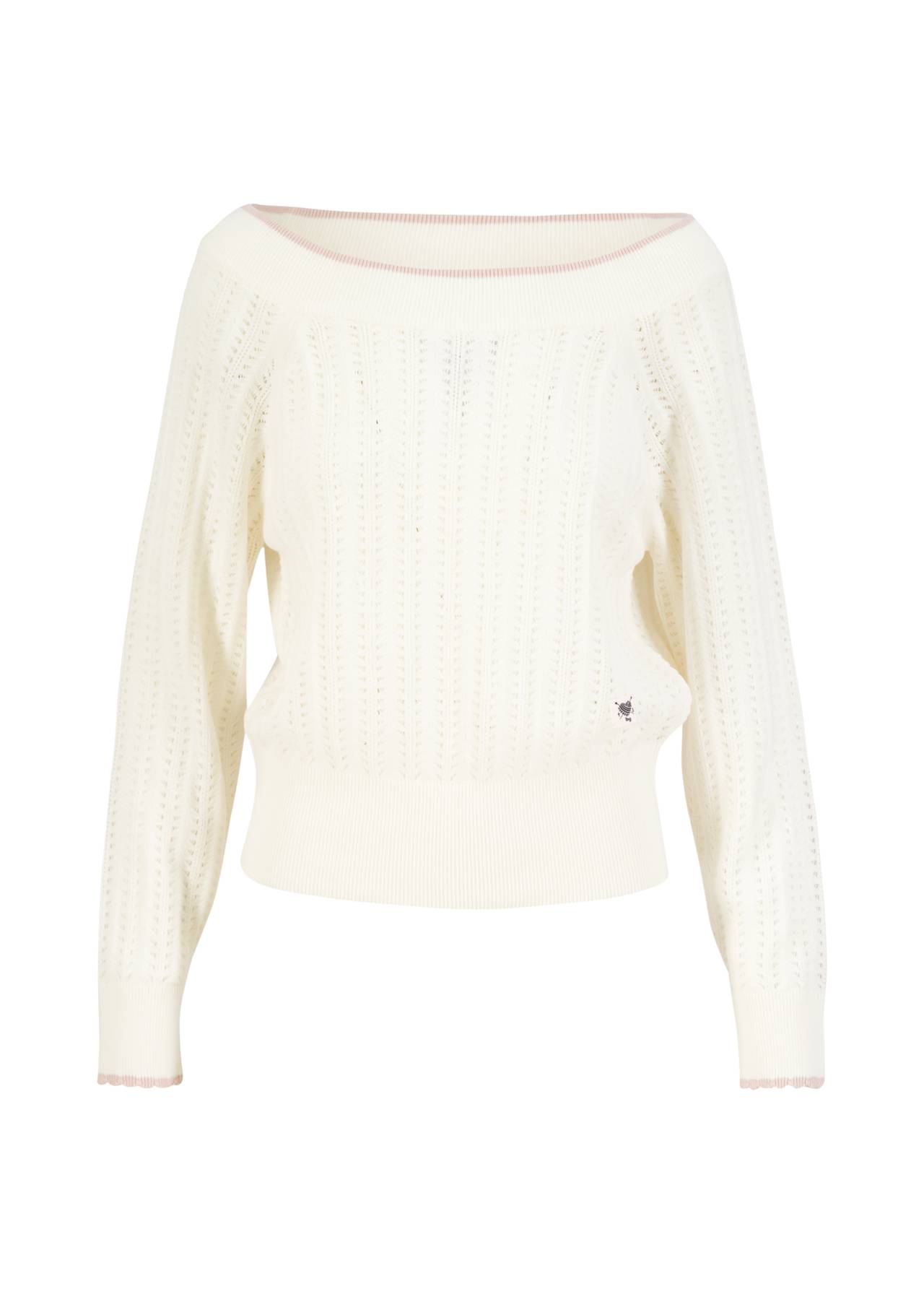 Blutsgeschwister Pullover aus Strick "Delicious Summer" weiß