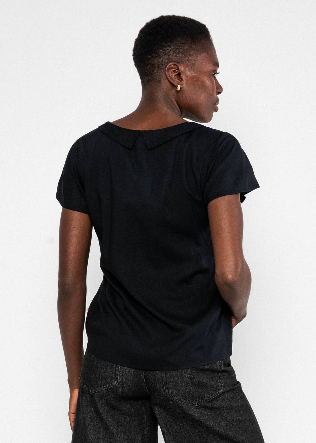 Blutsgeschwister Bluse "Feed the Birds" schwarz