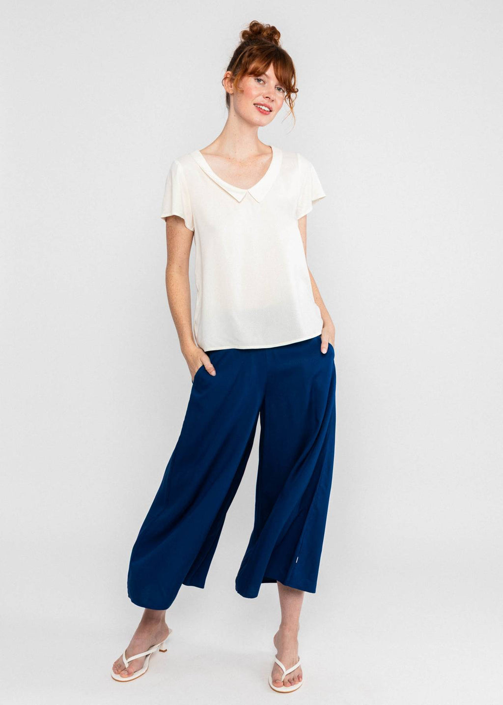 Blutsgeschwister Bluse "Feed the Birds" weiß