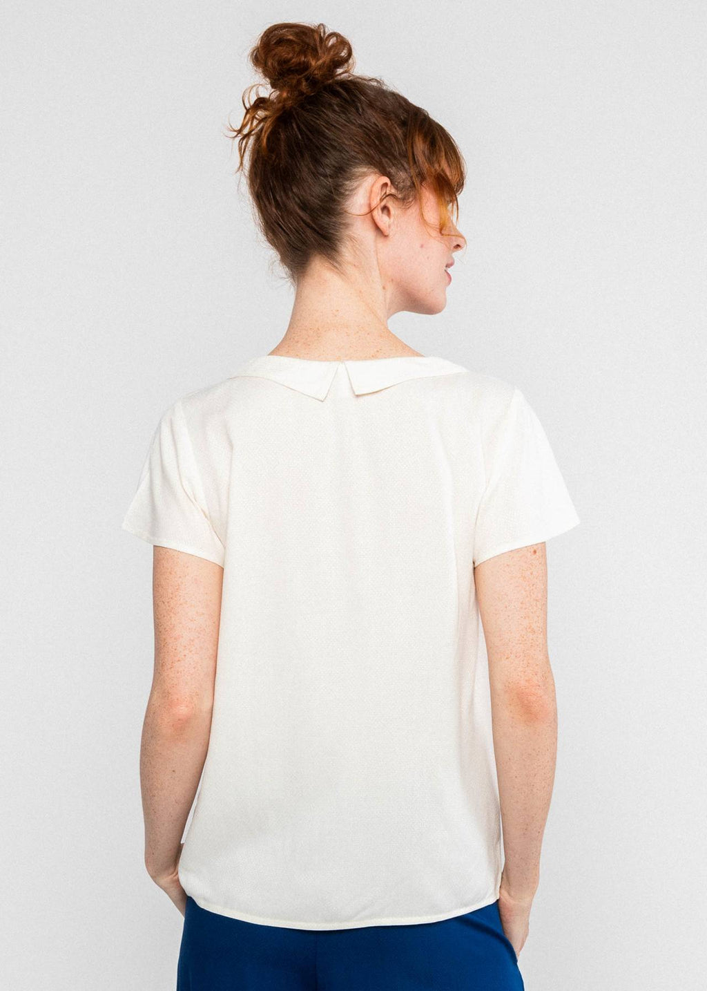 Blutsgeschwister Bluse "Feed the Birds" weiß