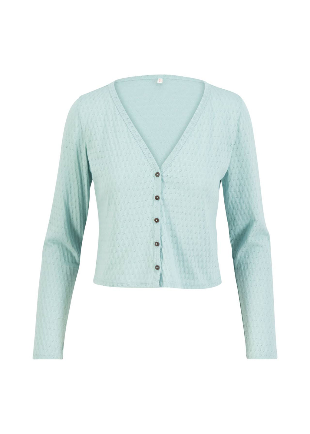 Blutsgeschwister Strickjacke "Filigree Cardymagic" hellblau