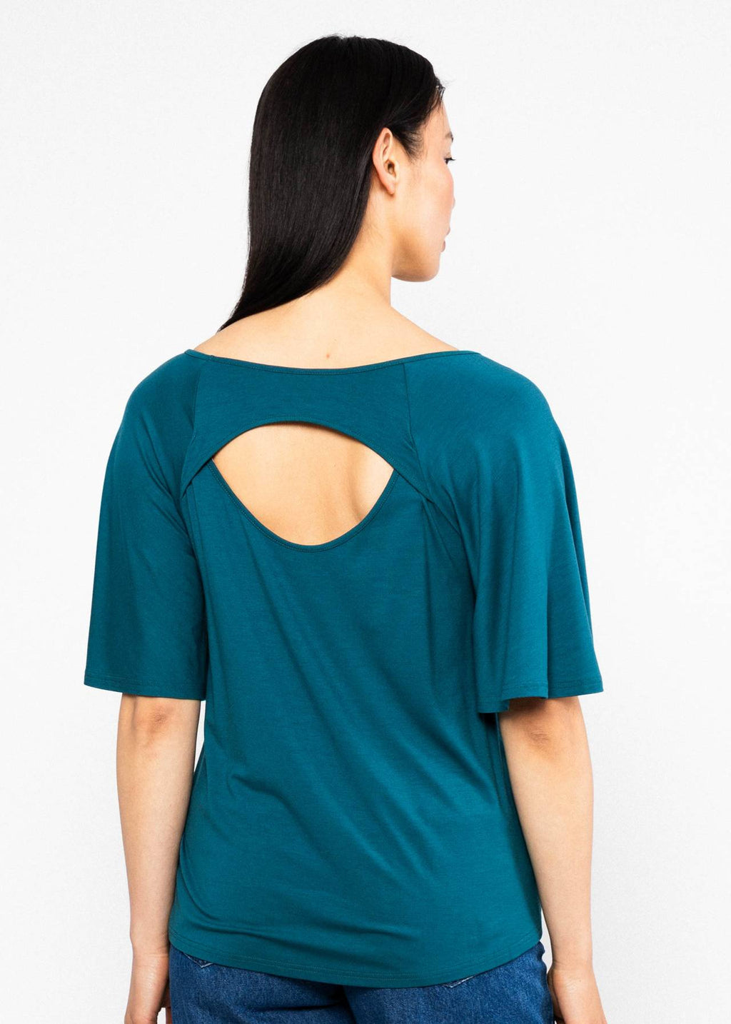 Blutsgeschwister T-Shirt "Fly Little Bird" petrol