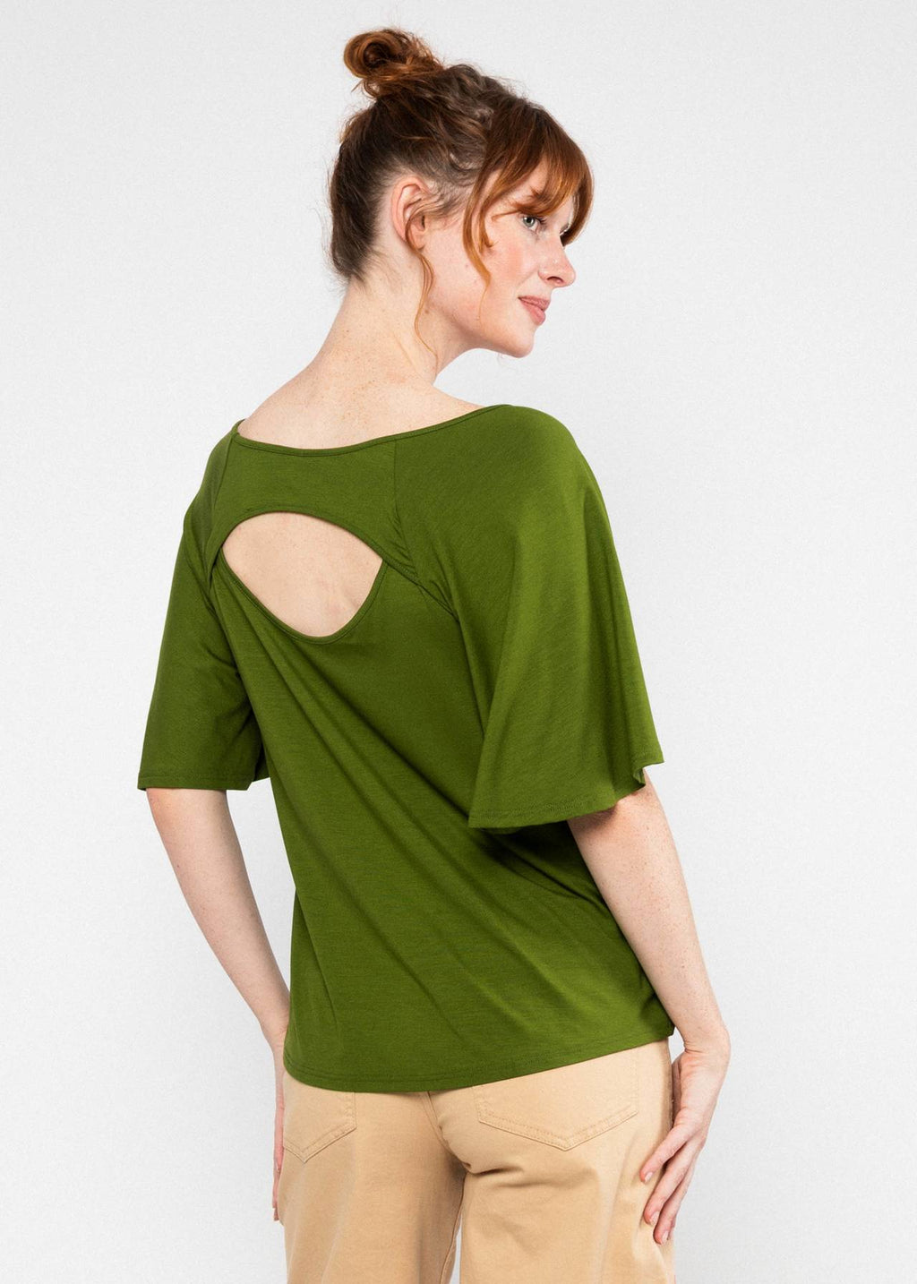 Blutsgeschwister Shirt "Fly Little Bird" grün