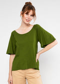 Blutsgeschwister Shirt "Fly Little Bird" grün