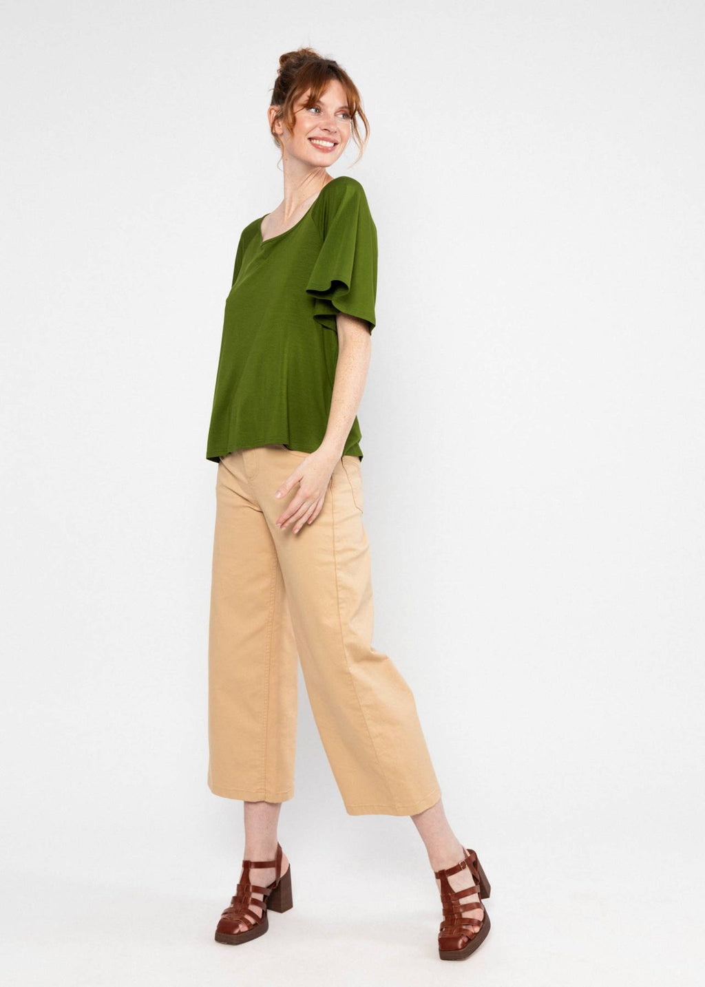 Blutsgeschwister Shirt "Fly Little Bird" grün