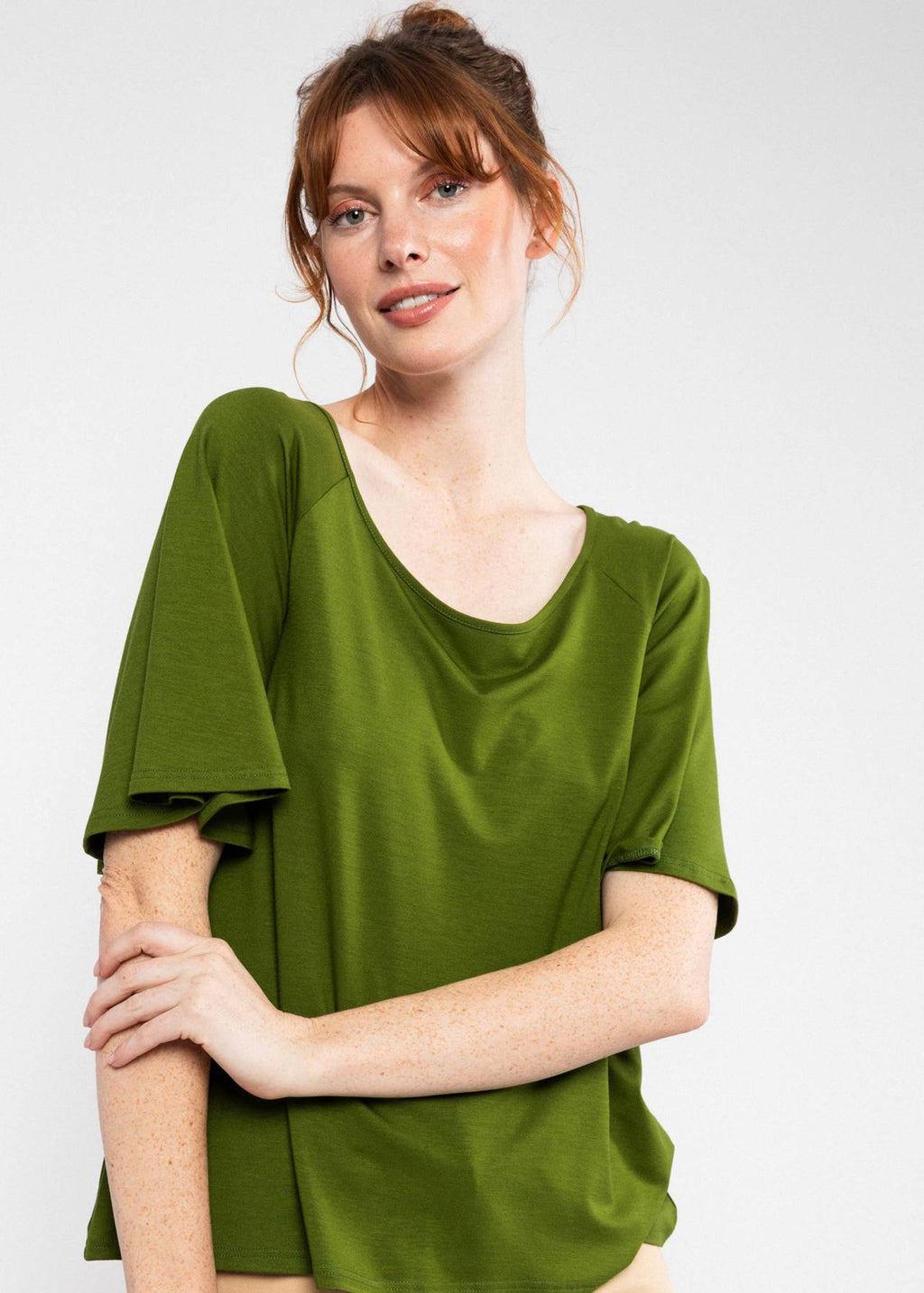 Blutsgeschwister Shirt "Fly Little Bird" grün
