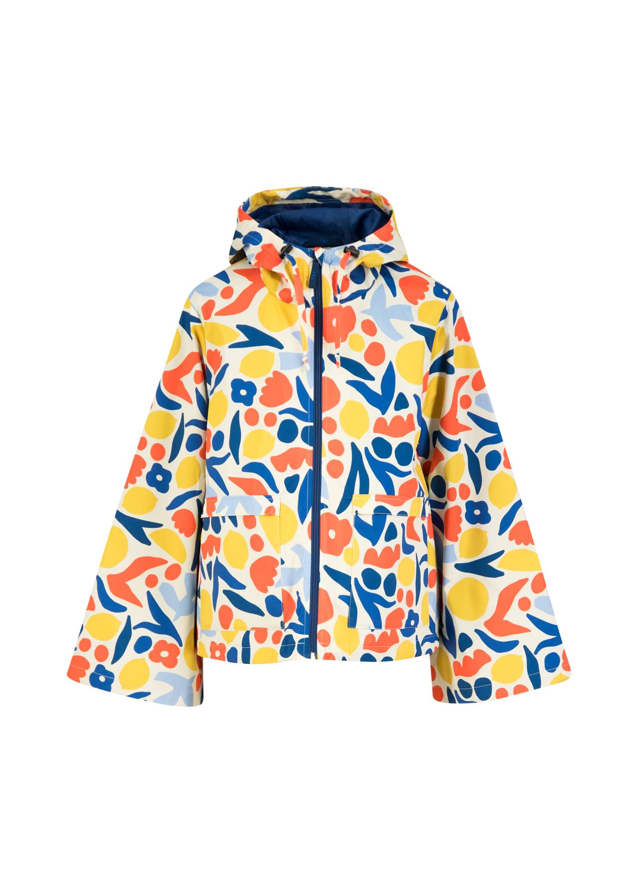 Blutsgeschwister Windjacke "Glam Guard" weiß/rot/blau gemustert