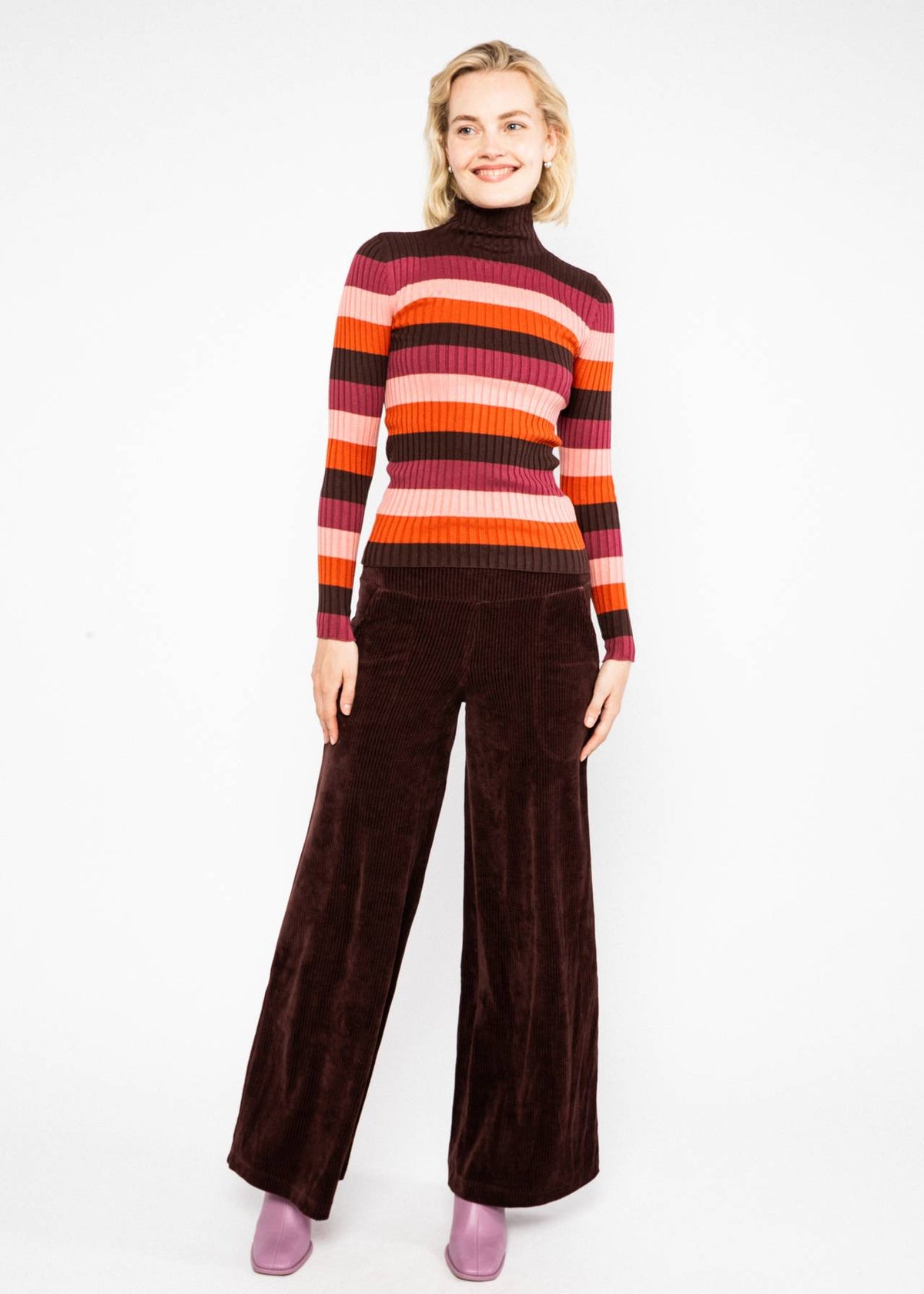 Blutsgeschwister Hose "Jolly Marleen long" Braun