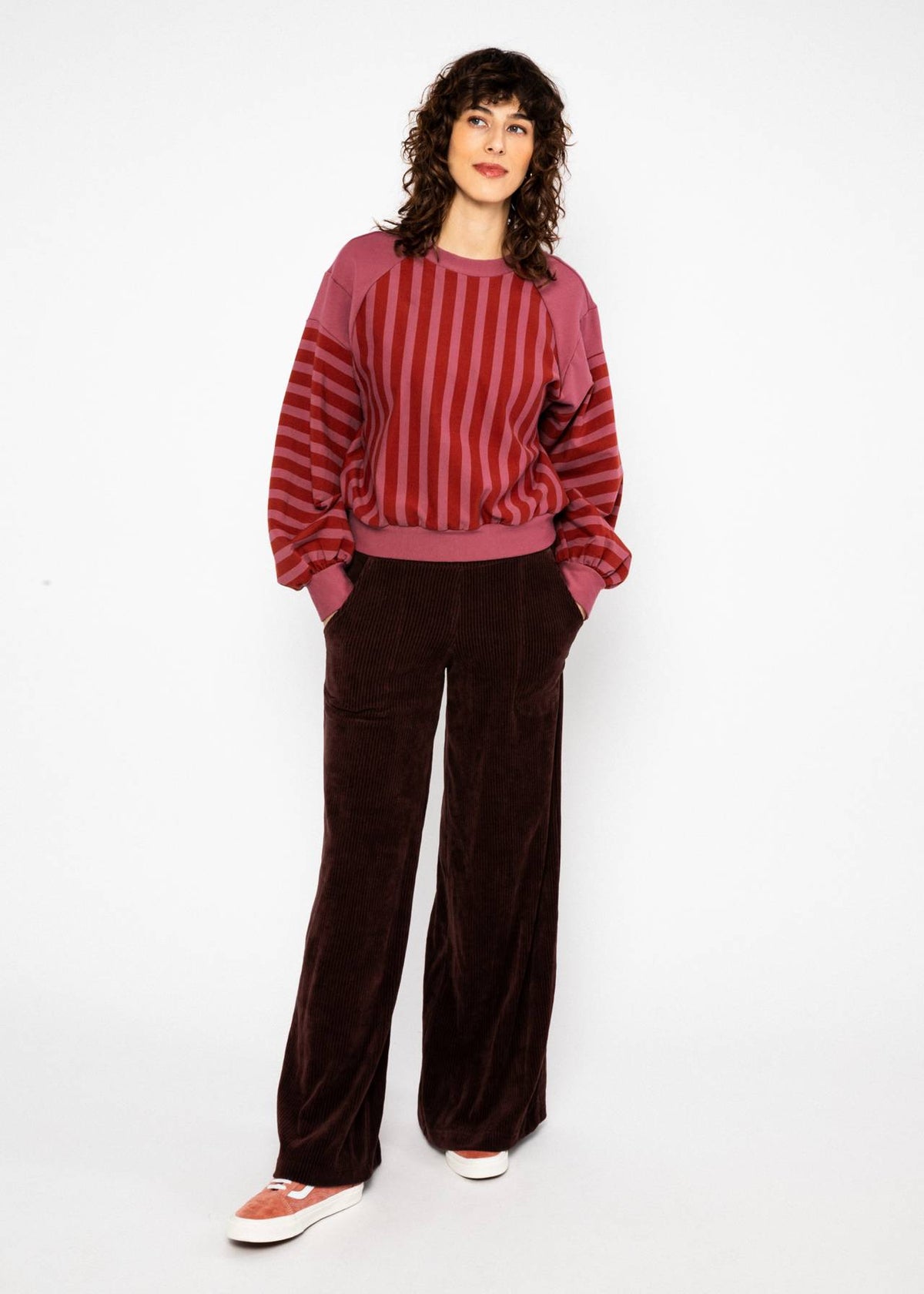 Blutsgeschwister Hose "Jolly Marleen long" Braun