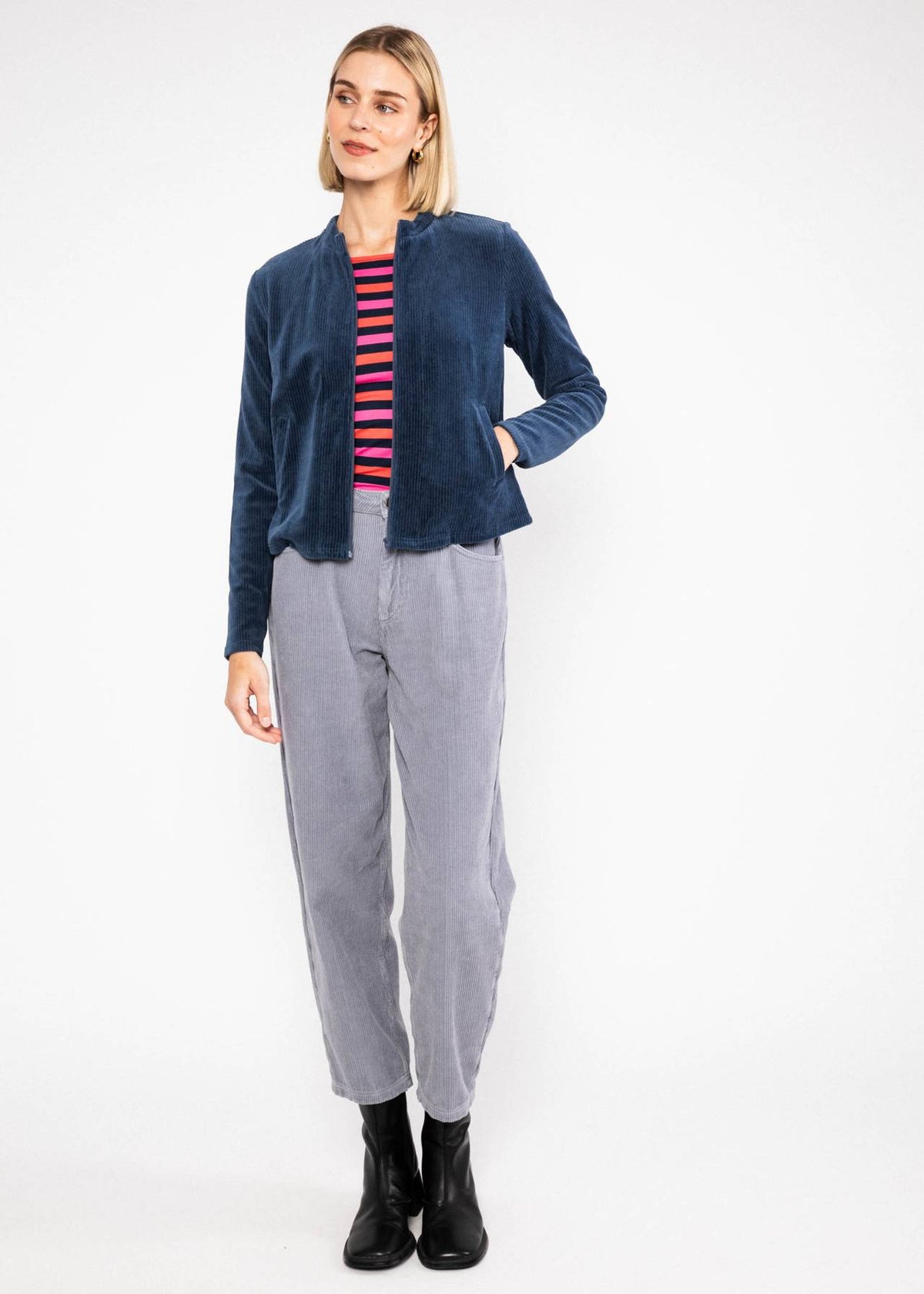 Blutsgeschwister Jacke "Jolly Zip up" Blau