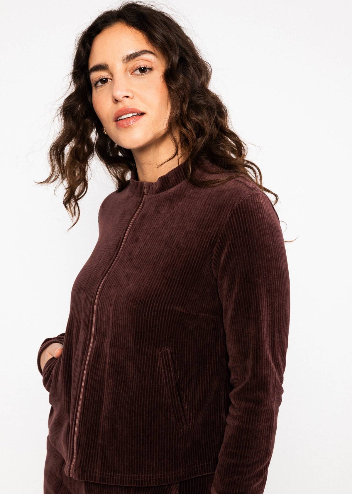 Blutsgeschwister Jacke "Jolly Zip up" Braun