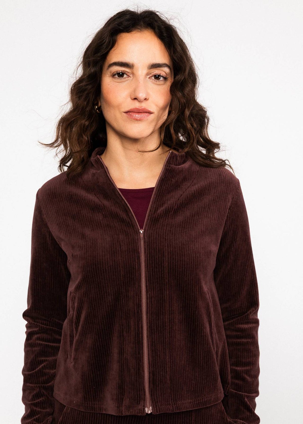 Blutsgeschwister Jacke "Jolly Zip up" Braun