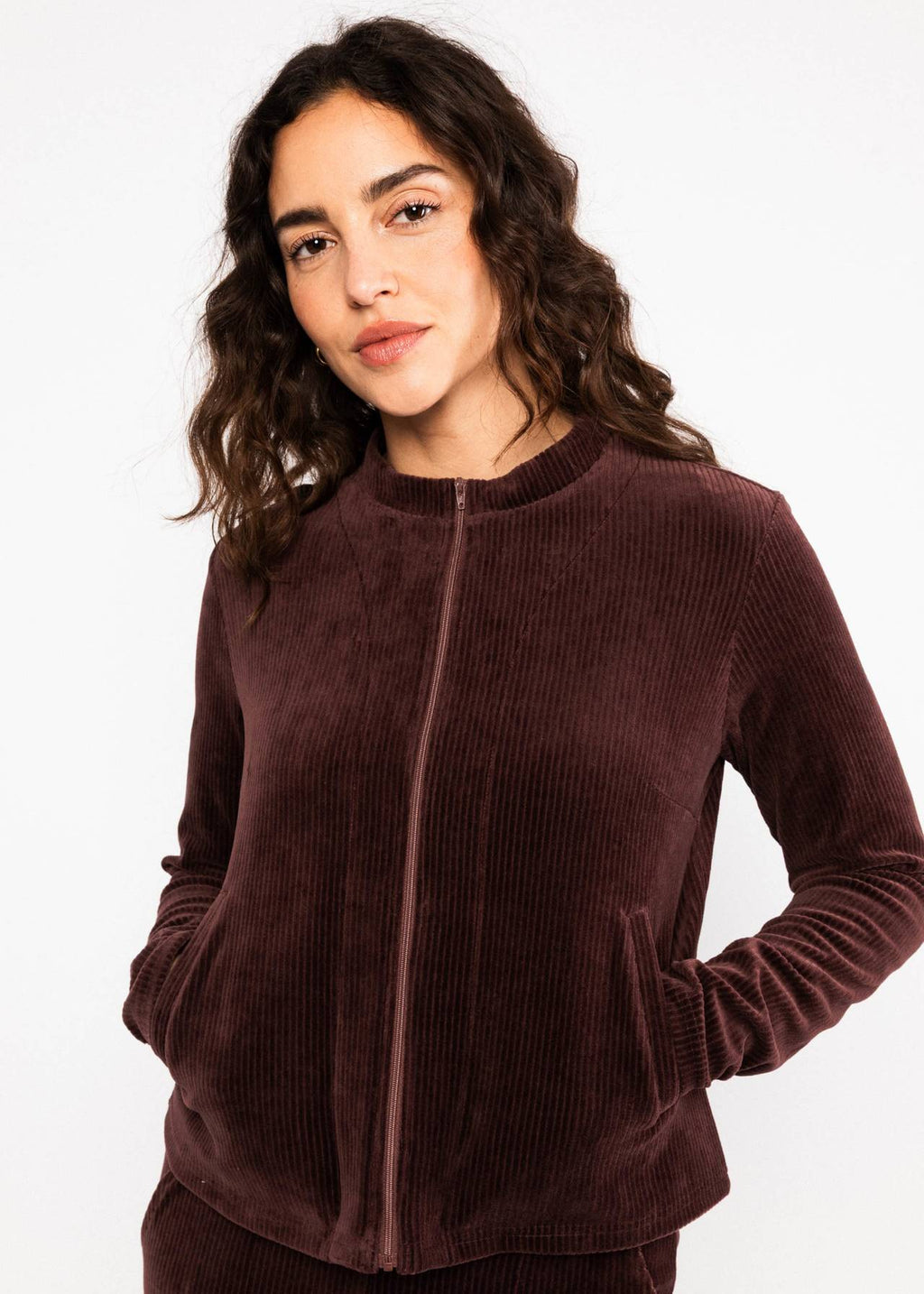 Blutsgeschwister Jacke "Jolly Zip up" Braun