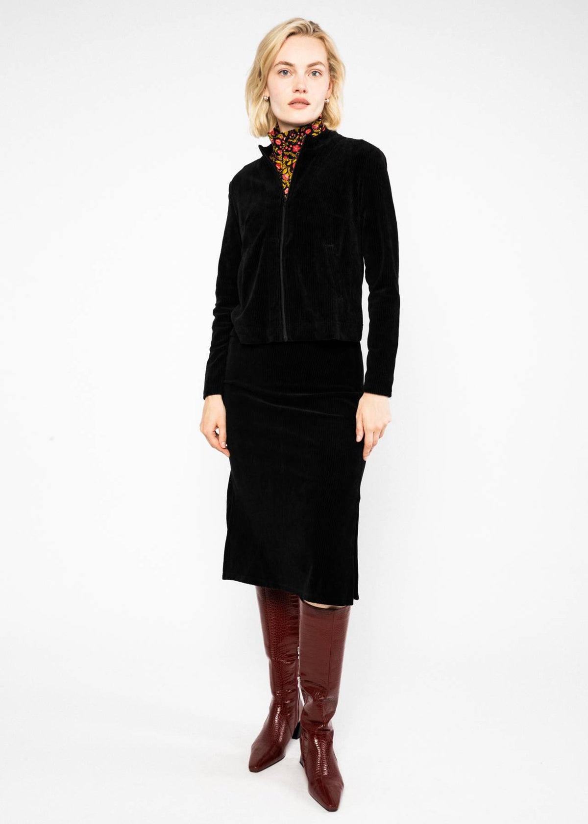 Blutsgeschwister Jacke "Jolly Zip up" Schwarz
