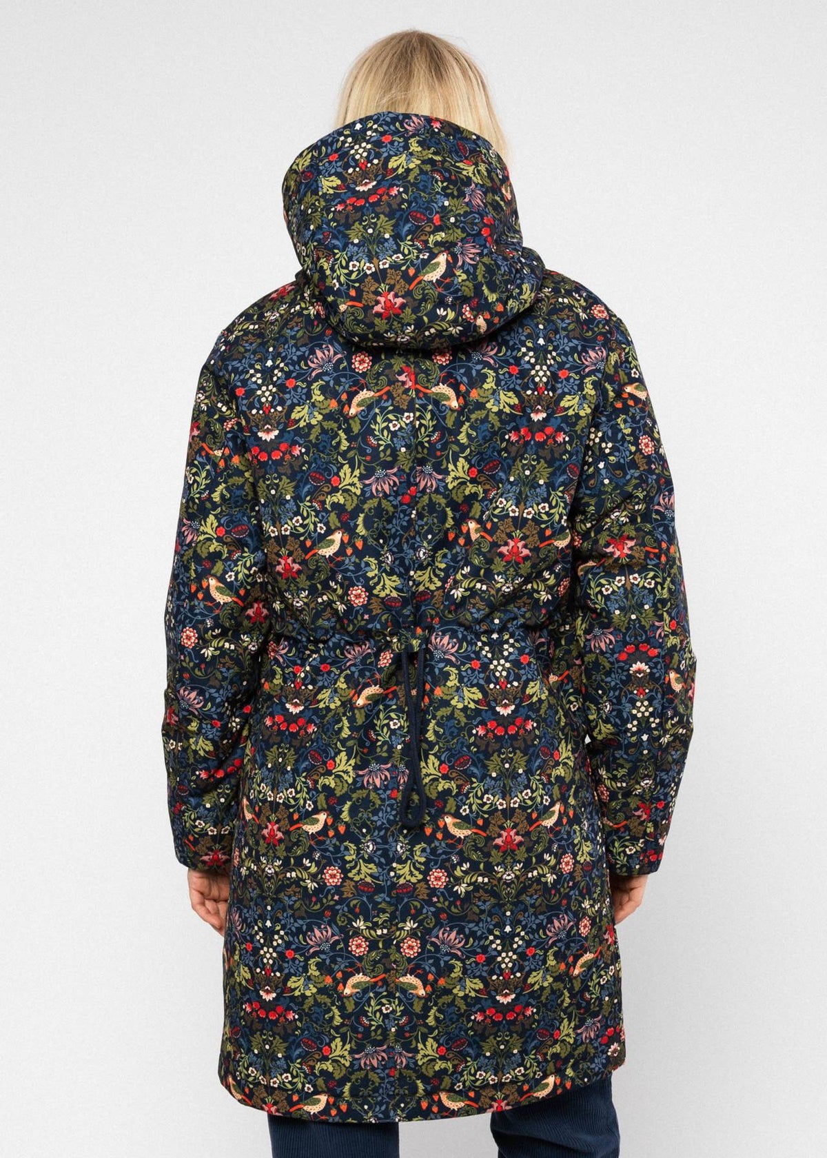 Blutsgeschwister Jacke "Parka Love Ranger" blau/Blumen
