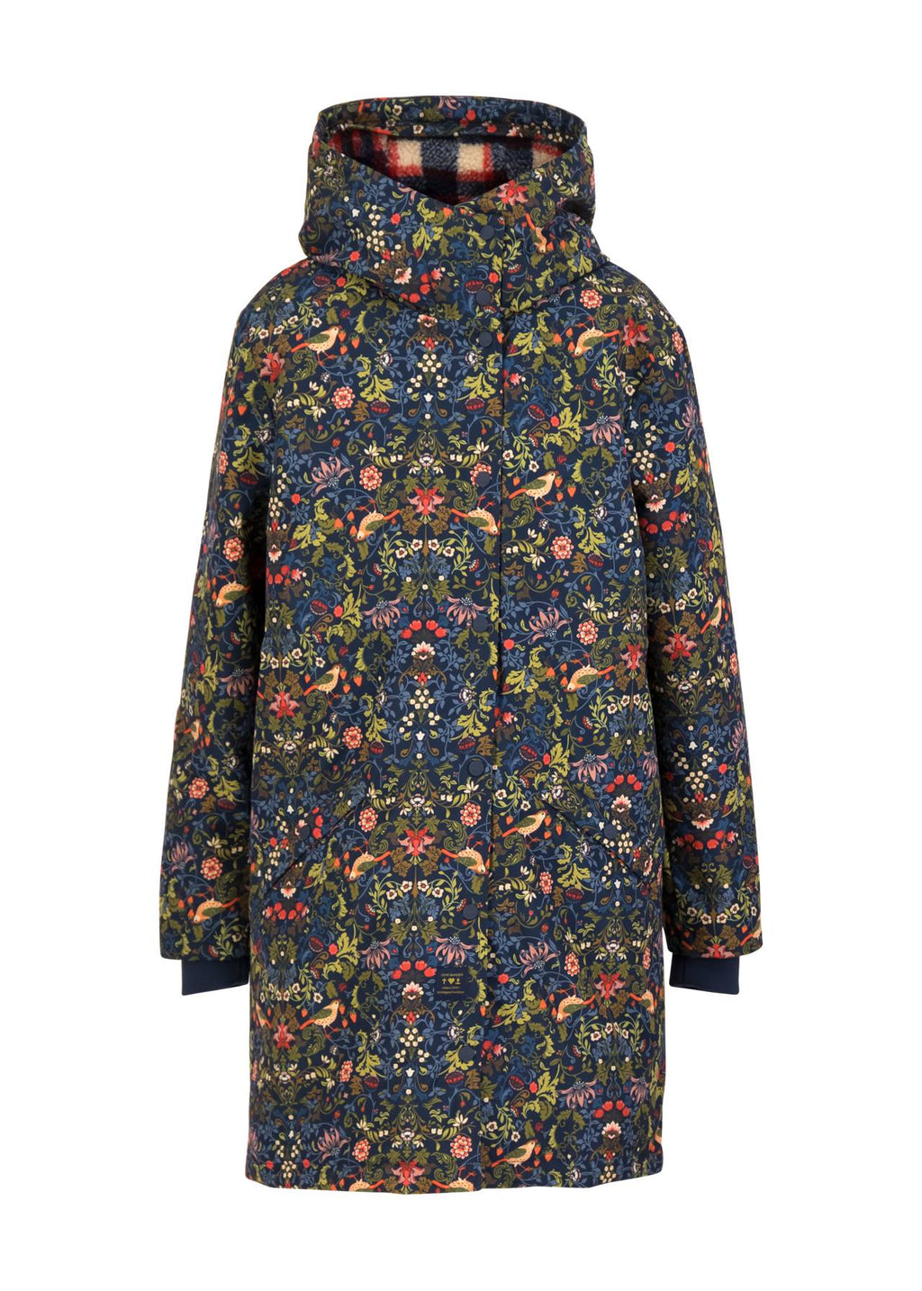 Blutsgeschwister Jacke "Parka Love Ranger" blau/Blumen
