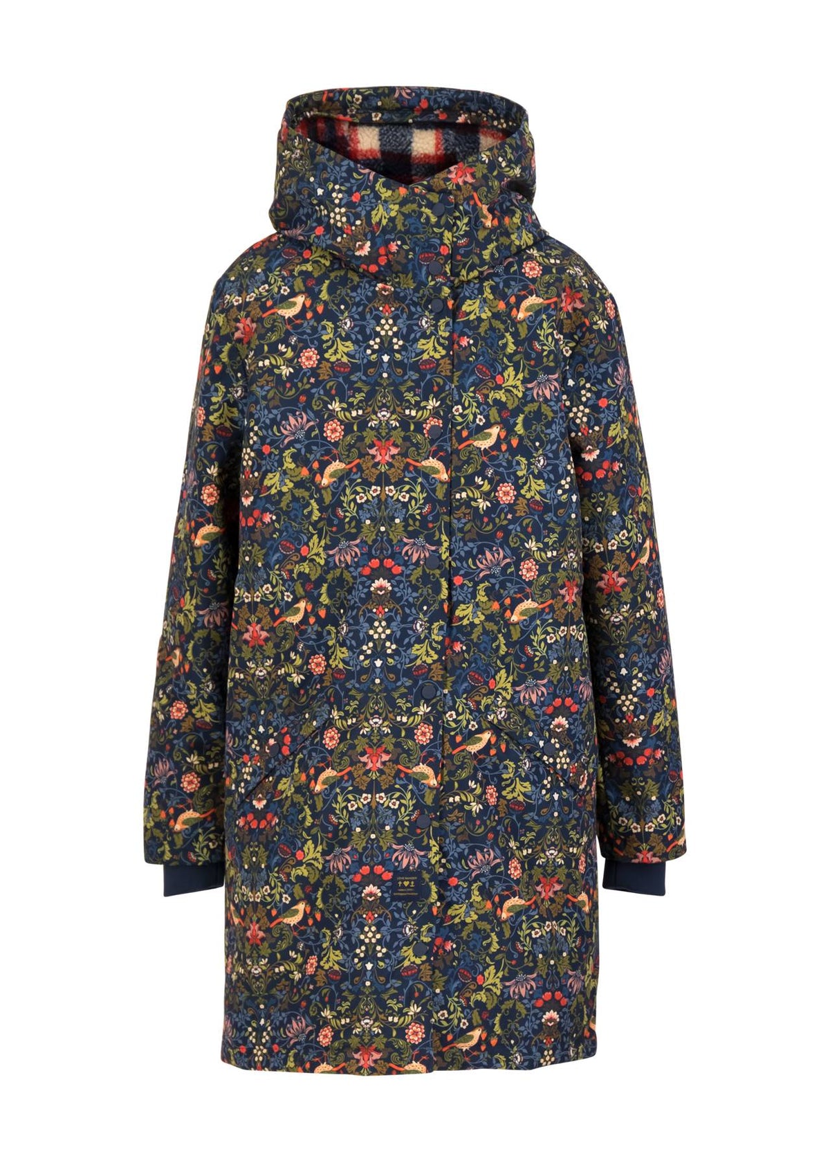 Blutsgeschwister Jacke "Parka Love Ranger" blau/Blumen