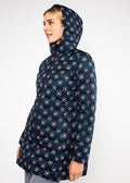 Blutsgeschwister Jacke "No Down Queen" blau/muster