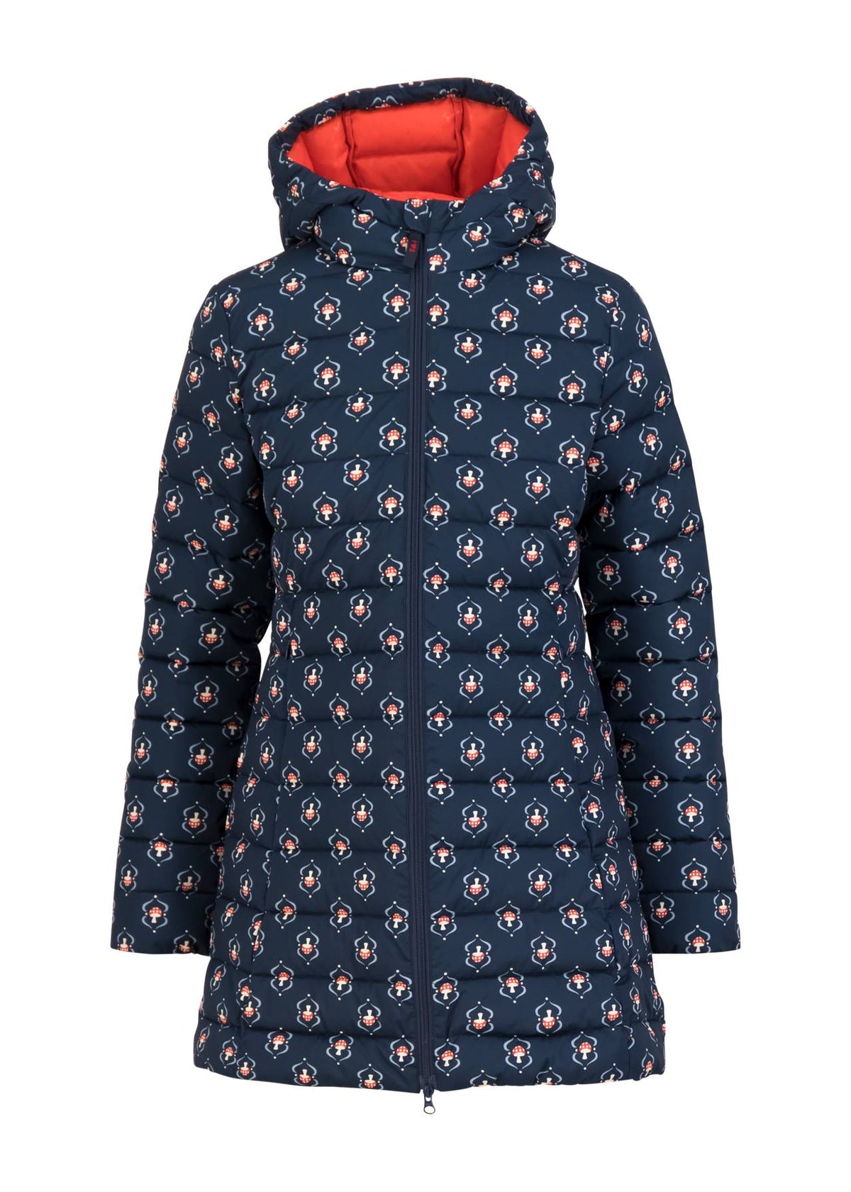 Blutsgeschwister Jacke "No Down Queen" blau/muster