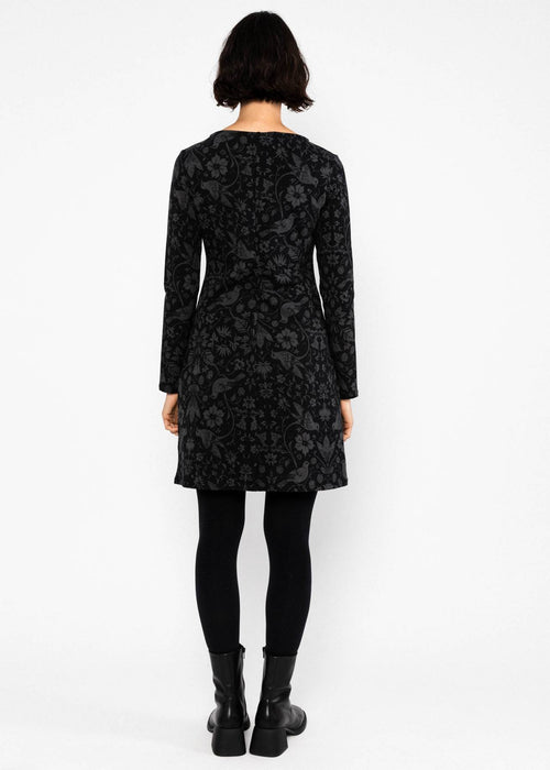 Blutsgeschwister Kleid "Oh, Jacky, Oh" schwarz gemustert