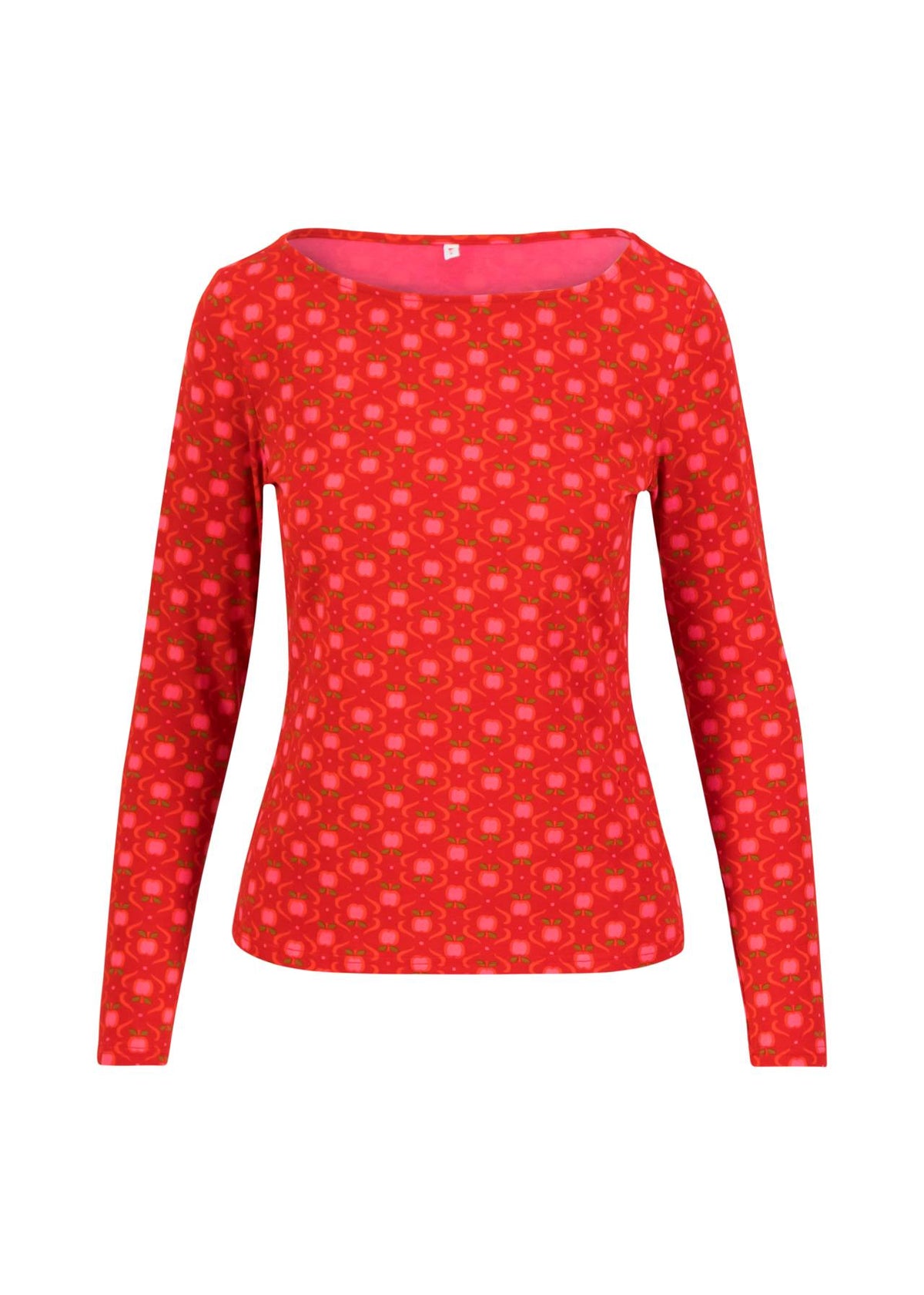 Blutsgeschwister Shirt "Oh Marine" rot/gemustert