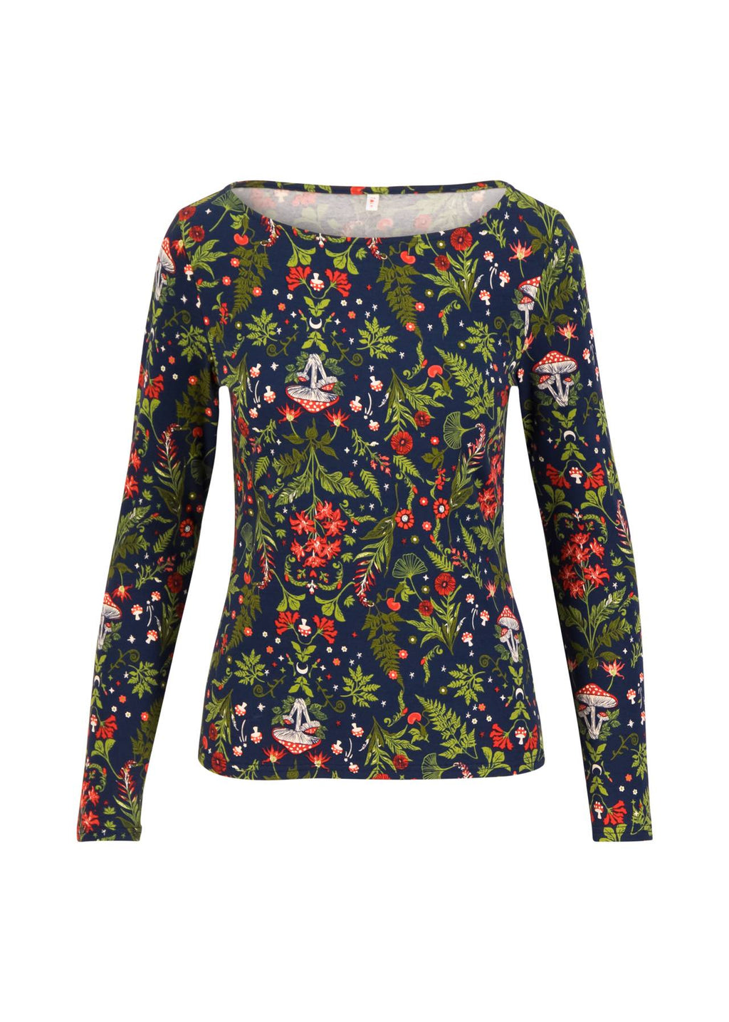 Blutsgeschwister Shirt "Oh Marine" blau/gemustert