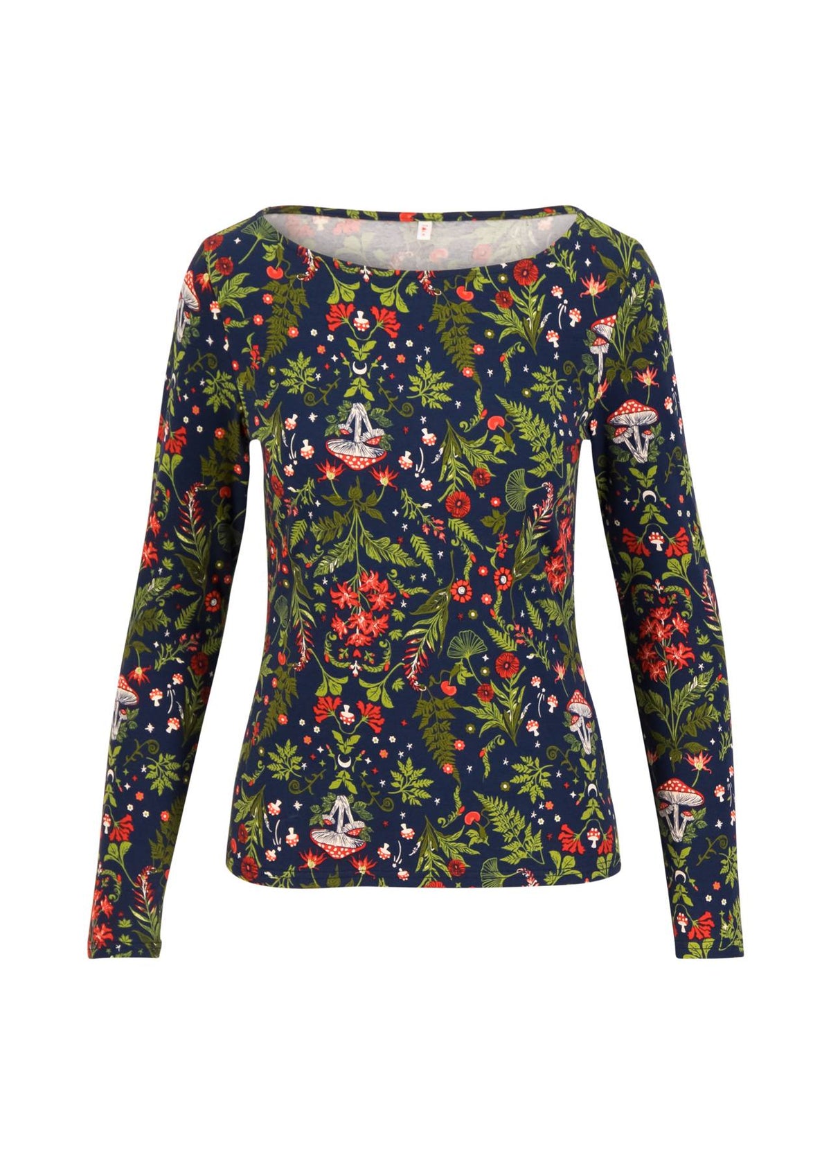 Blutsgeschwister Shirt "Oh Marine" blau/gemustert