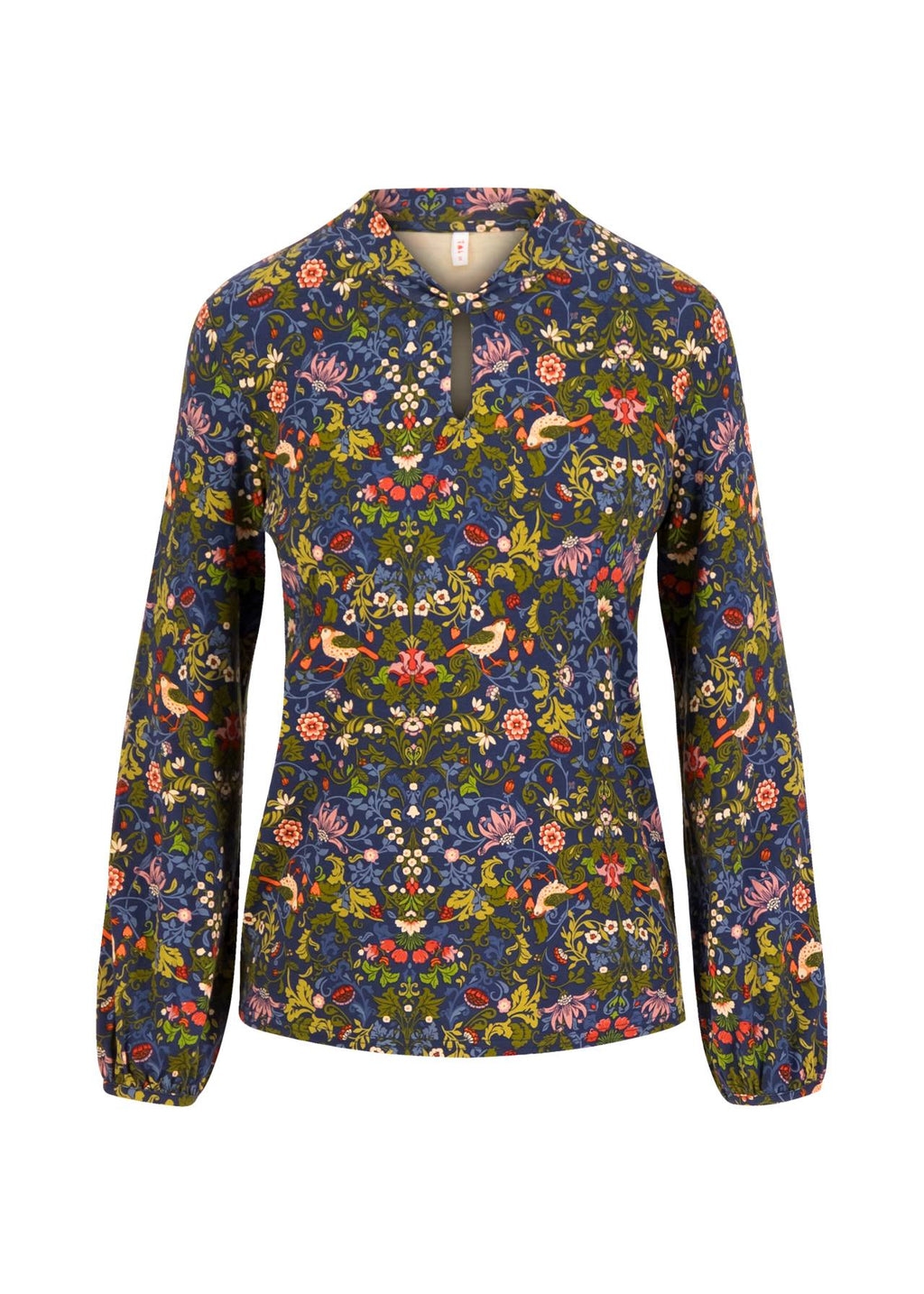 Blutsgeschwister Shirt "Oh my Knot" blau/bunt gemustert
