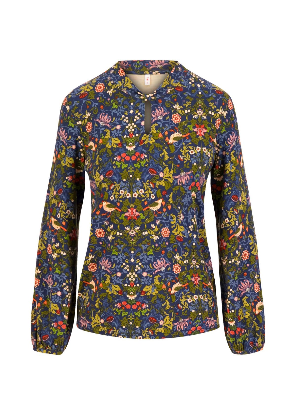 Blutsgeschwister Shirt "Oh my Knot" blau/bunt gemustert