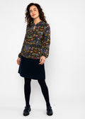 Blutsgeschwister Shirt "Oh my Knot" blau/bunt gemustert