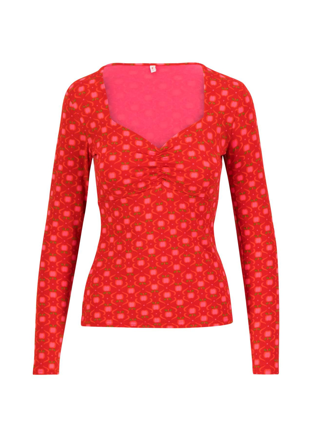 Blutsgeschwister Shirt "Princess Dream" rot/gemustert