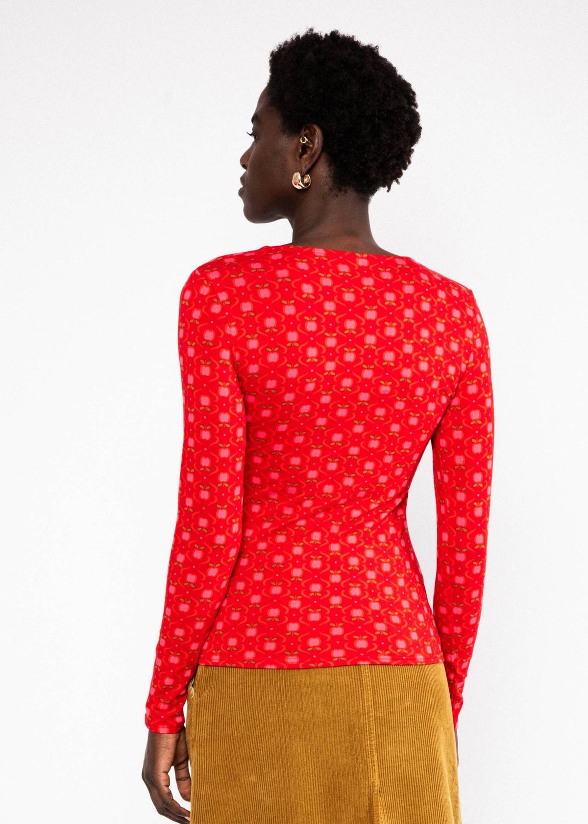 Blutsgeschwister Shirt "Princess Dream" rot/gemustert
