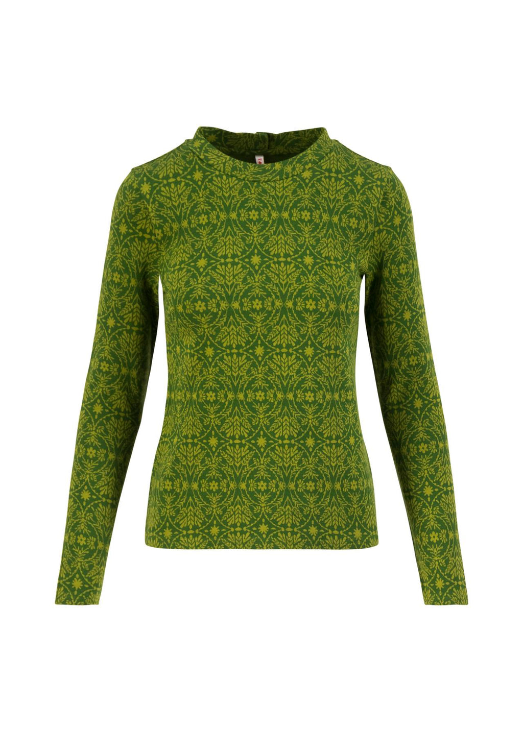 Blutsgeschwister Pullover "Safe and Warm Turtle" grün/gemustert