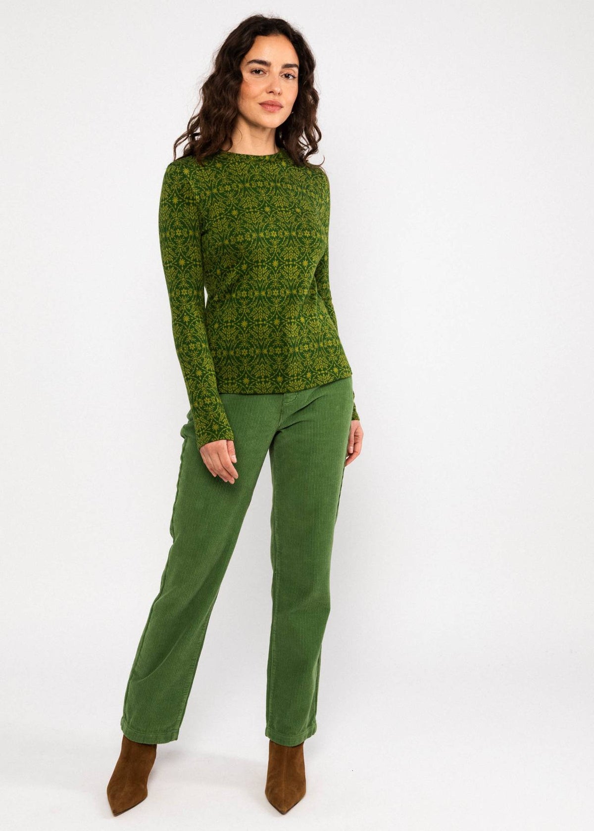 Blutsgeschwister Pullover "Safe and Warm Turtle" grün/gemustert