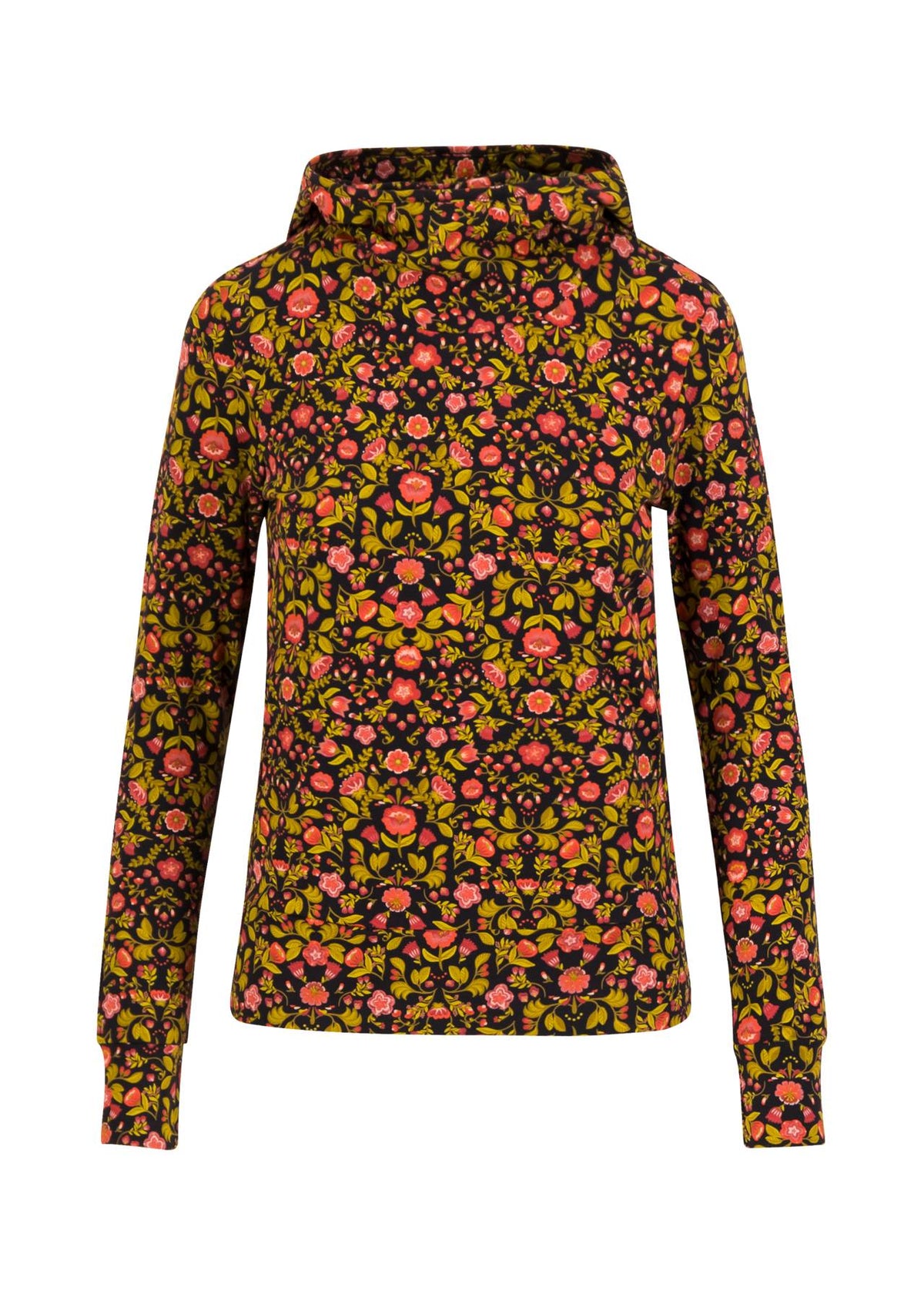 Blutsgeschwister Hoodie "Scuba Duba" braun/gemustert