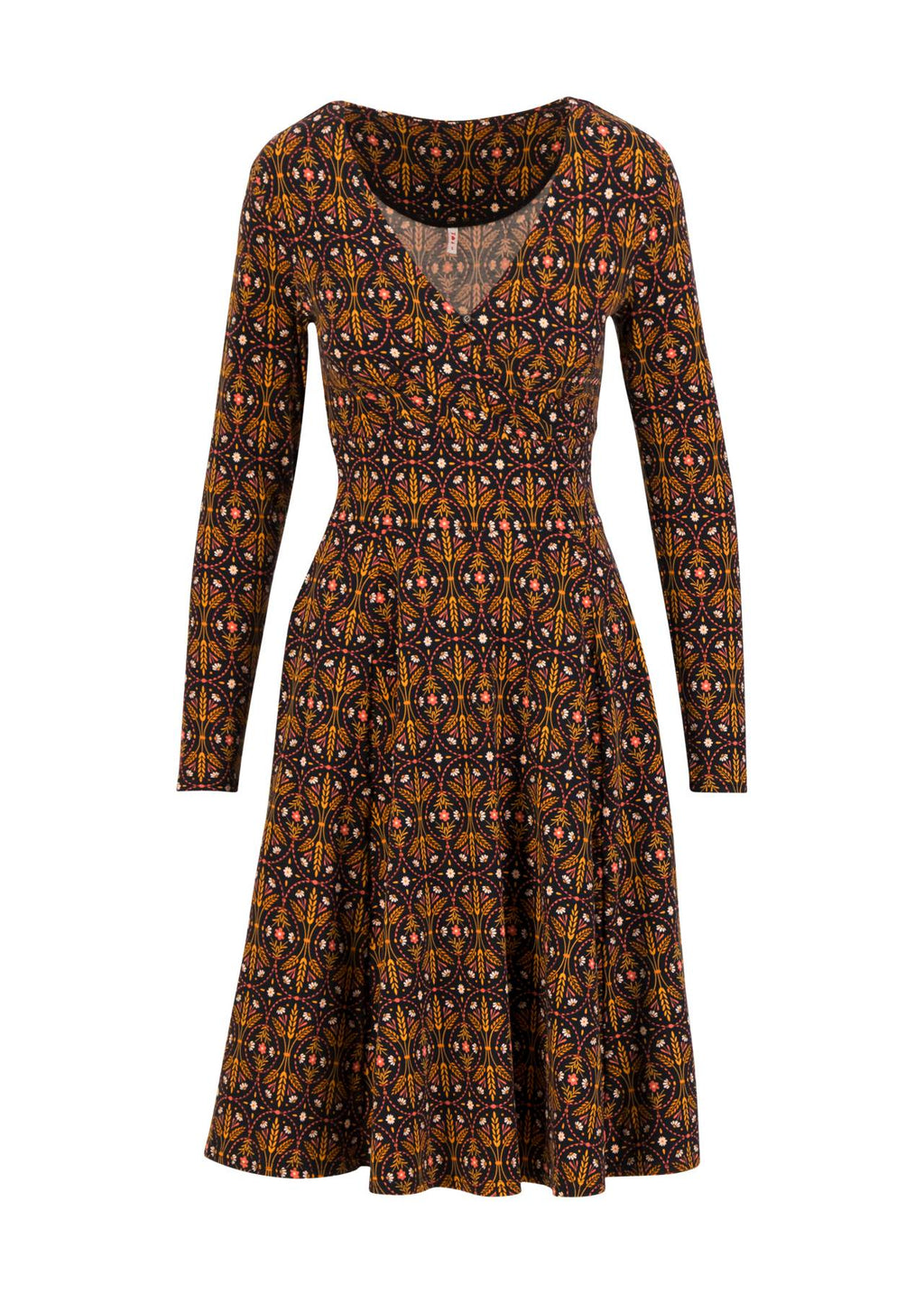 Blutsgeschwister Kleid "Shalala Tralala" braun/gemustert