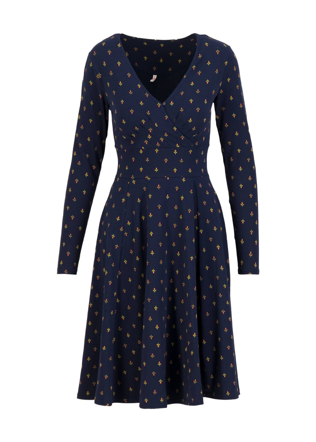 Blutsgeschwister Kleid "Shalala Tralala" blau/gemustert