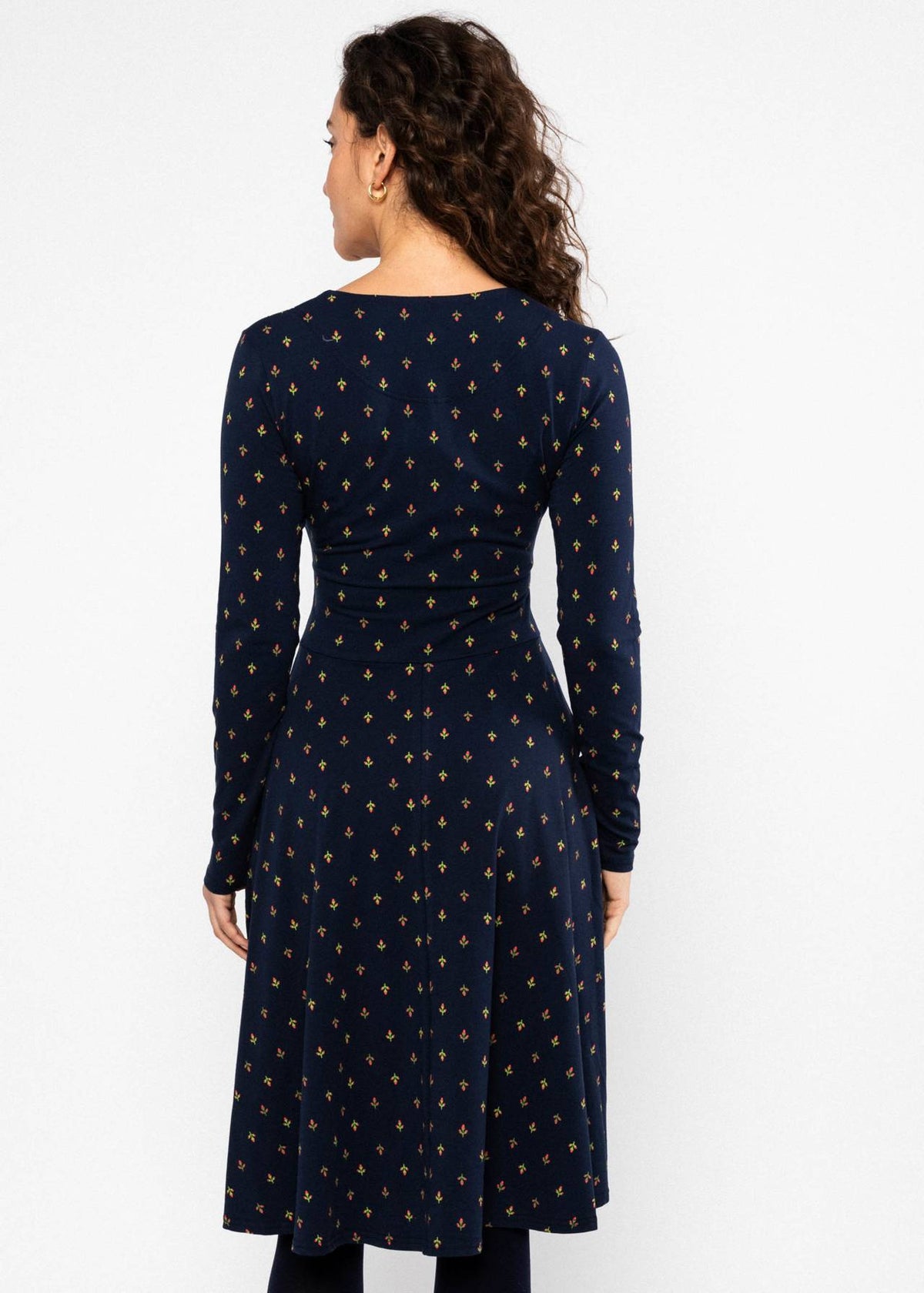 Blutsgeschwister Kleid "Shalala Tralala" blau/gemustert