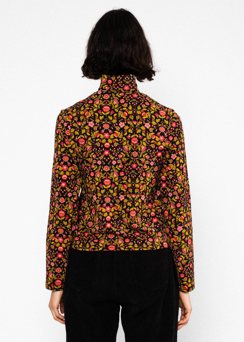 Blutsgeschwister Shirt "The Ease of Release" braun gemustert