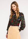 Blutsgeschwister Shirt "Whimsical Delight" blau/gemustert